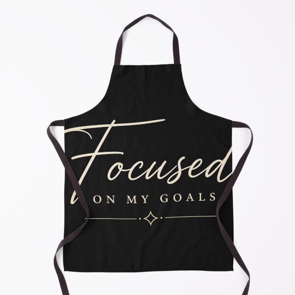 Item preview, Focused on My Goals – Elegant Motivational Typography Design designed and sold by NBT-NOVA.