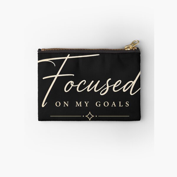 Item preview, Focused on My Goals – Elegant Motivational Typography Design designed and sold by NBT-NOVA.