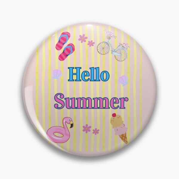 Item preview, Hello Summer, Ice Cream,  Pool Floaty, Bicycle designed and sold by HoppingCreation.