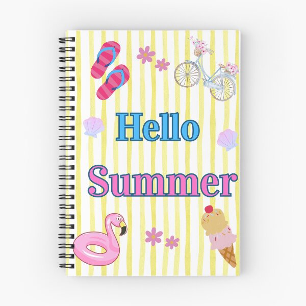 Item preview, Hello Summer, Ice Cream,  Pool Floaty, Bicycle designed and sold by HoppingCreation.
