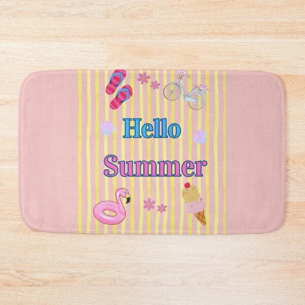 Item preview, Hello Summer, Ice Cream,  Pool Floaty, Bicycle designed and sold by HoppingCreation.