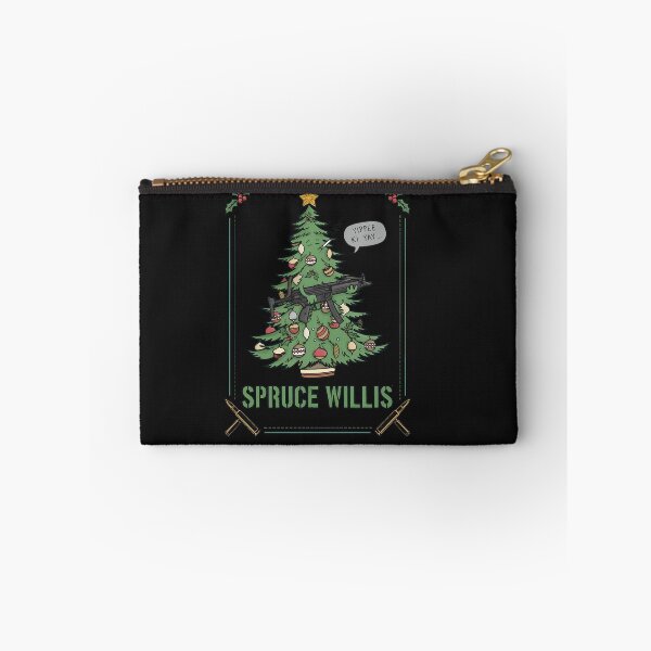 Item preview, Funny Gun Tree Christmas Pun  designed and sold by DoodleVerseDark.