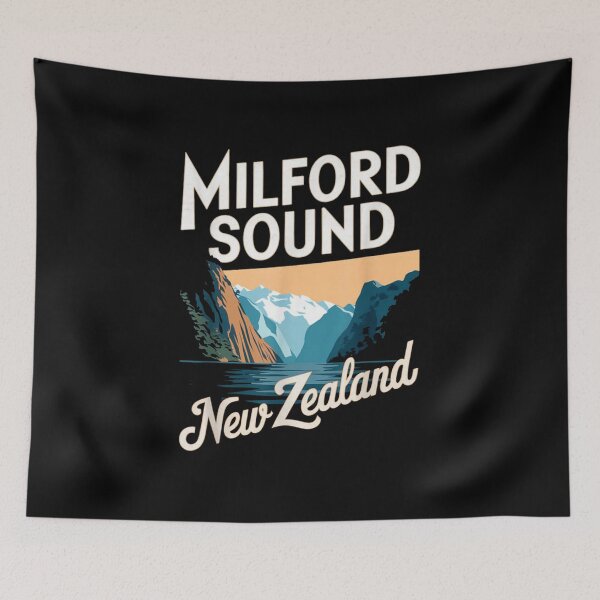Item preview, Milford Sound in New Zealand designed and sold by goombi-creative.