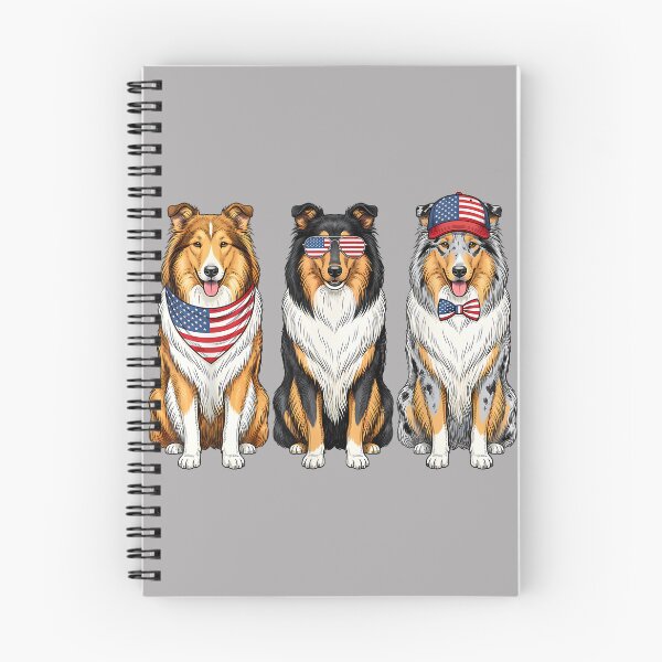 Item preview, Rough Collie 4th of July US American Flag Dog Patriotic designed and sold by GreggRoss.
