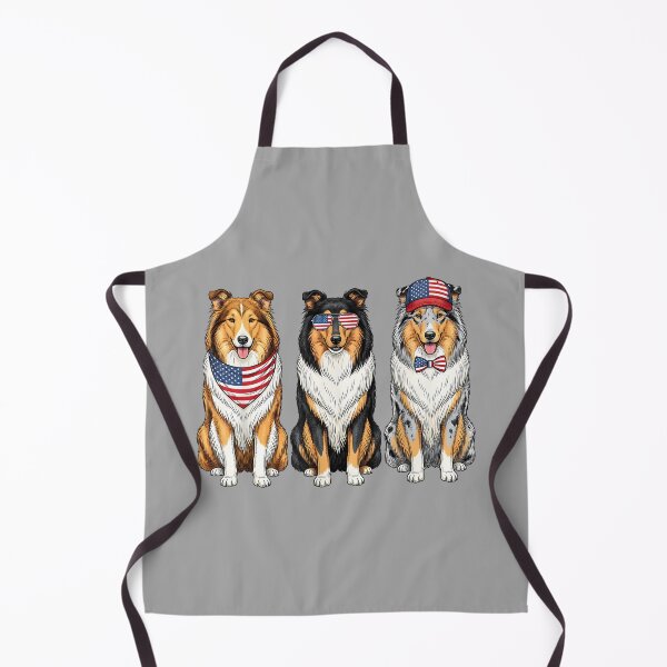 Item preview, Rough Collie 4th of July US American Flag Dog Patriotic designed and sold by GreggRoss.