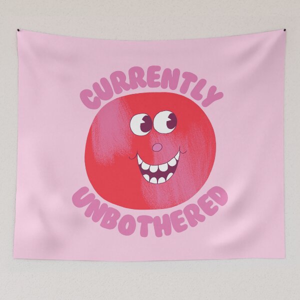 Item preview, Currently Unbothered, Happy Face designed and sold by yellowflowerhut.