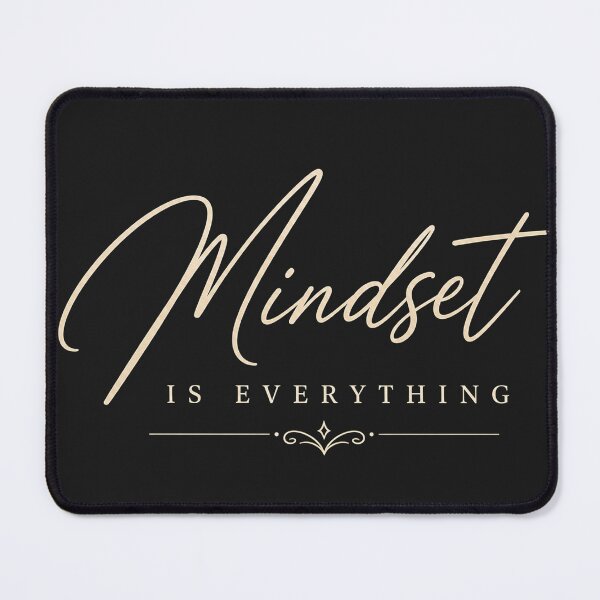 Item preview, Mindset Is Everything – Elegant Motivational Typography Design designed and sold by NBT-NOVA.