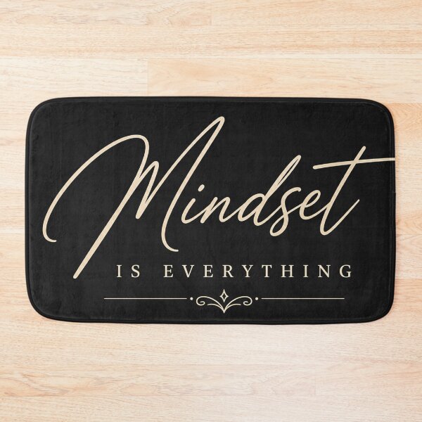 Item preview, Mindset Is Everything – Elegant Motivational Typography Design designed and sold by NBT-NOVA.