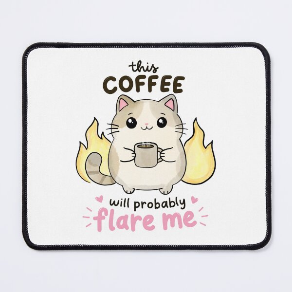 Item preview, This Coffee Will Probably Flare Me designed and sold by pastelandstuff.