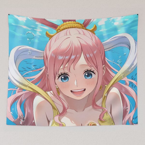 Item preview, Shirahoshi One Piece Underwater Princess Tiny Pirate Moment designed and sold by MicaheHaffner.