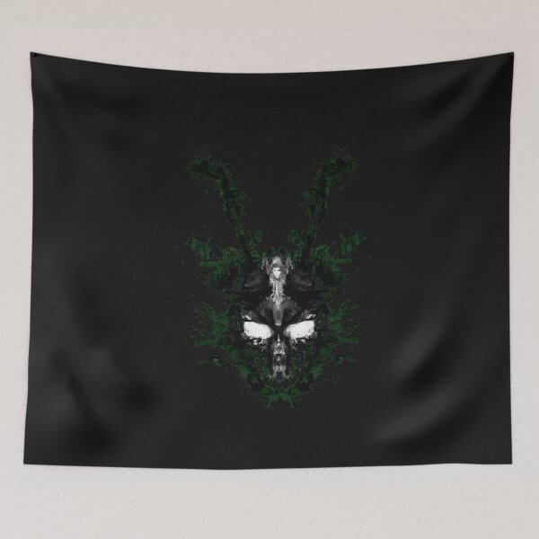 Item preview, Distorted Rabbit Skull Ink Blot Graphic designed and sold by folk-4-arts.