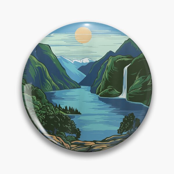Item preview, Milford Sound Fjords New Zealand designed and sold by goombi-creative.