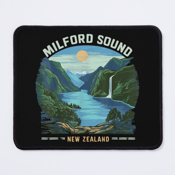 Item preview, Milford Sound Fjords New Zealand designed and sold by goombi-creative.