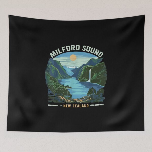 Item preview, Milford Sound Fjords New Zealand designed and sold by goombi-creative.