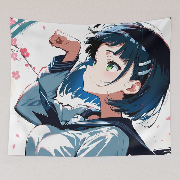 Item preview, Kirigaya Suguha Sword Art Online Cherry Blossom Sailor Pose designed and sold by MicaheHaffner.