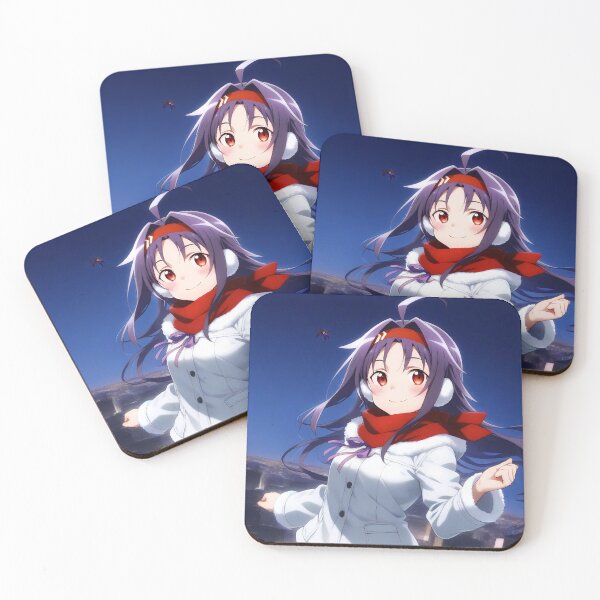 Item preview, Yuuki Sword Art Online Red Scarf Winter designed and sold by MicaheHaffner.
