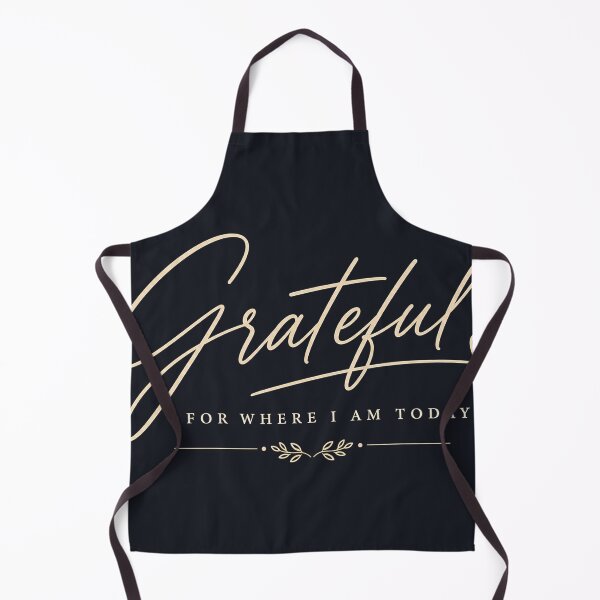 Item preview, Grateful for Where I Am Today – Elegant Typography Quote Design designed and sold by NBT-NOVA.