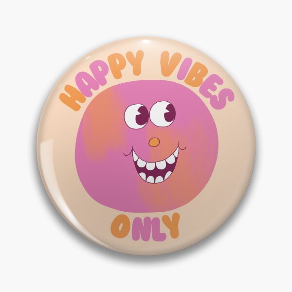 Item preview, Happy Vibes Only, Happy Face designed and sold by yellowflowerhut.