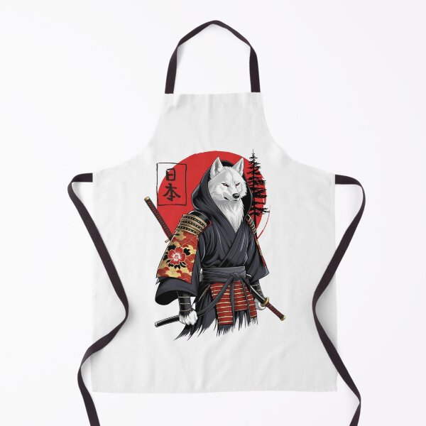 Item preview, Japanese Wolf Samurai Warrior designed and sold by yuki-hana.