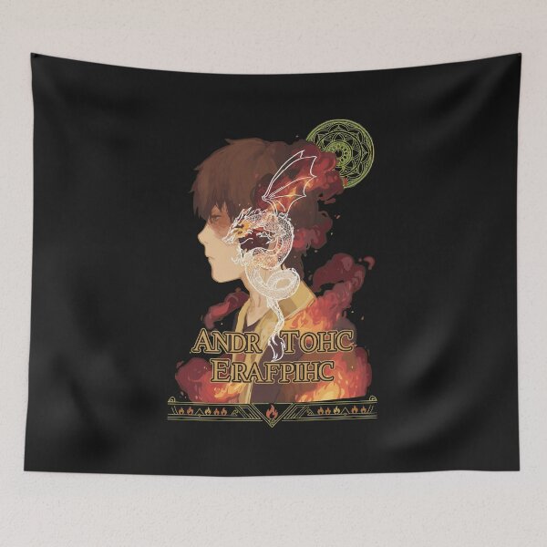 Item preview, Fire Spirit Dragon Warrior Portrait Art designed and sold by folk-4-arts.