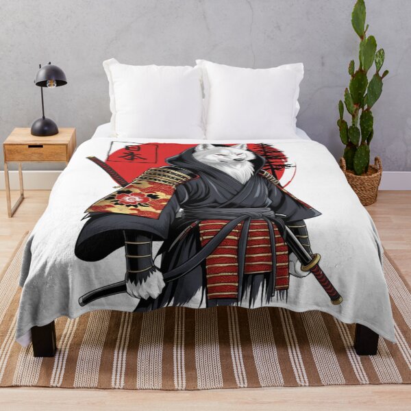 Item preview, Japanese Wolf Samurai Warrior designed and sold by yuki-hana.