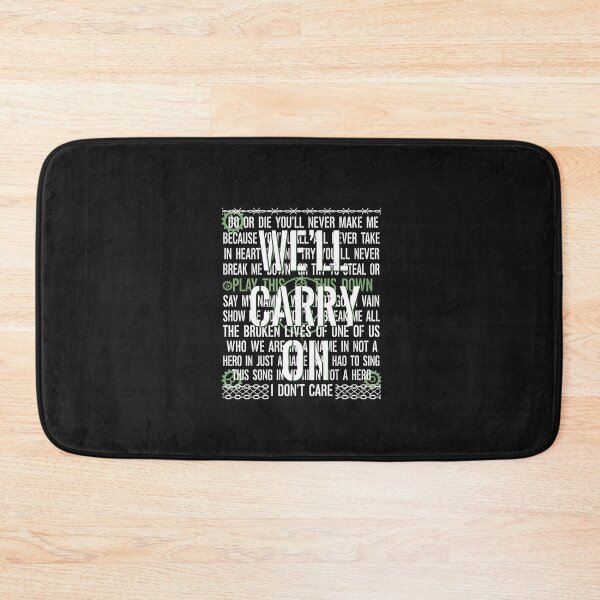 Item preview, Carry On Grunge Lyric Typography  designed and sold by folk-4-arts.