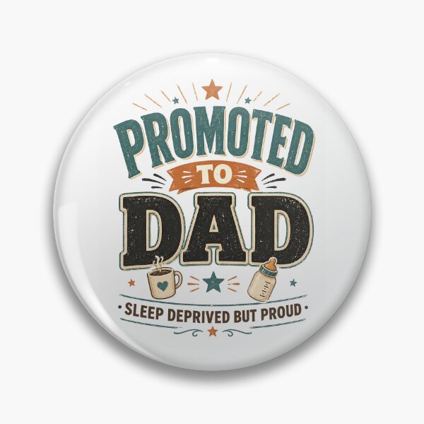 Item preview, Promoted To Dad Sleep Deprived But Proud New Dad 2026 designed and sold by JerdbordinShop.