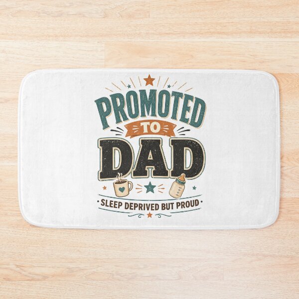 Item preview, Promoted To Dad Sleep Deprived But Proud New Dad 2026 designed and sold by JerdbordinShop.