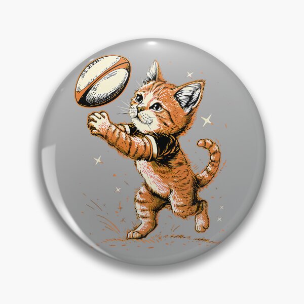 Item preview, Rugby Mens, Womens & Kids Cat Rugby Player Performance designed and sold by GreggRoss.