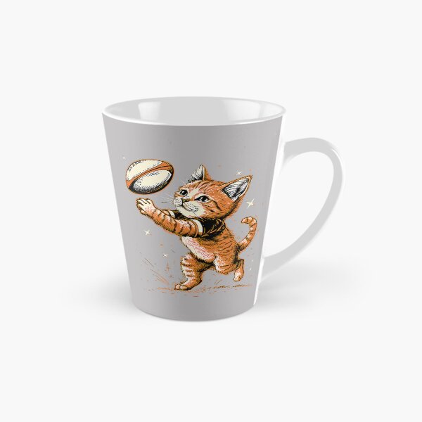 Item preview, Rugby Mens, Womens & Kids Cat Rugby Player Performance designed and sold by GreggRoss.
