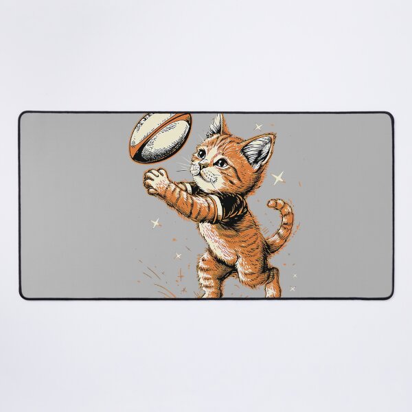 Item preview, Rugby Mens, Womens & Kids Cat Rugby Player Performance designed and sold by GreggRoss.