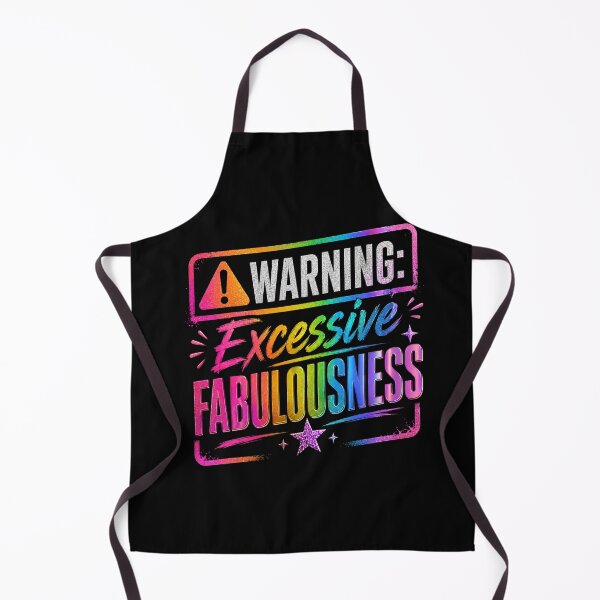 Item preview, Warning: Excessive Fabulousness | LGBTQ Pride Rainbow Design designed and sold by RJACreative.