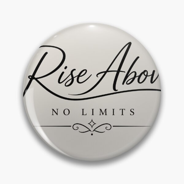Item preview, Rise Above No Limits – Inspirational Typography Design designed and sold by NBT-NOVA.
