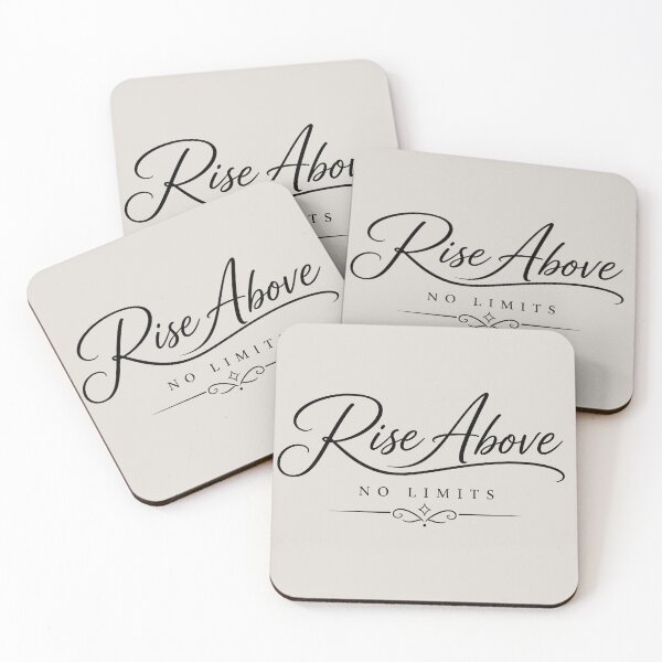 Item preview, Rise Above No Limits – Inspirational Typography Design designed and sold by NBT-NOVA.