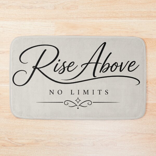 Item preview, Rise Above No Limits – Inspirational Typography Design designed and sold by NBT-NOVA.