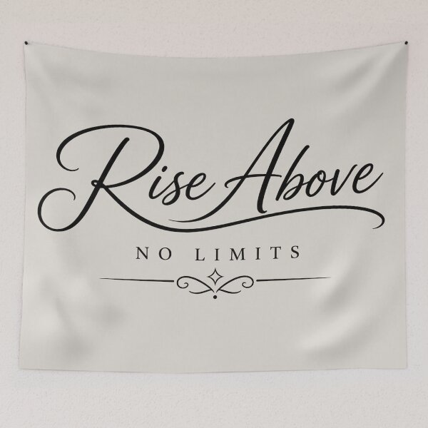 Item preview, Rise Above No Limits – Inspirational Typography Design designed and sold by NBT-NOVA.