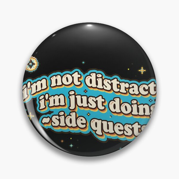 Item preview, I'm Not Distracted Doing Side Quests Top designed and sold by folk-4-arts.