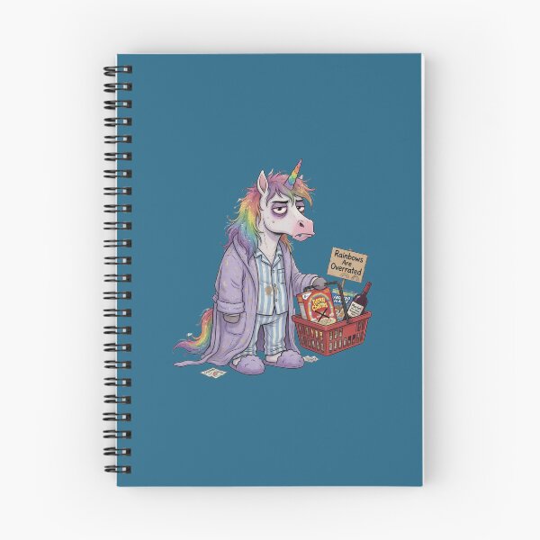 Item preview, Unicorn shopping - messy mane, annoyed facial expression designed and sold by design-rebell.