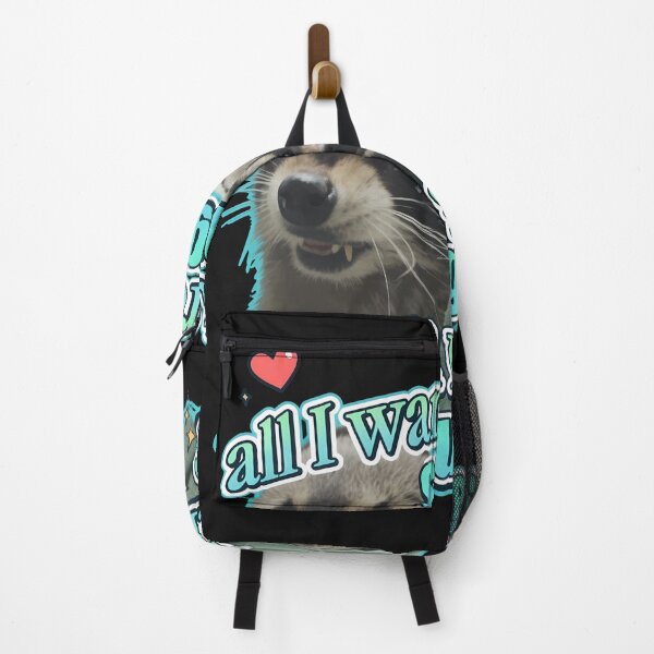 Item preview, Snuggles Struggles Raccoon Sad Animal Meme  designed and sold by folk-4-arts.