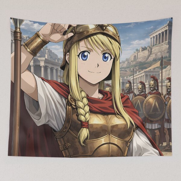 Item preview, Winry Rockbell Fullmetal Alchemist Ancient Warrior Armor Tribute designed and sold by MicaheHaffner.