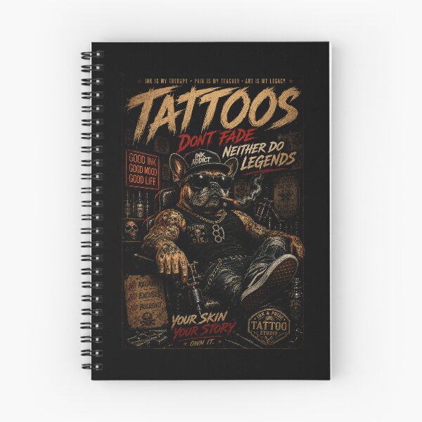 Item preview, Tattooed Bulldog Vintage Ink Culture with Rebel designed and sold by Modaozushi216.