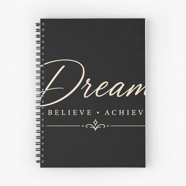 Item preview, Dream – Believe • Achieve | Elegant Motivational Typography Design designed and sold by NBT-NOVA.