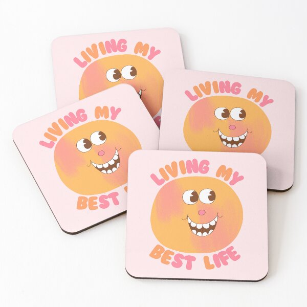 Item preview, Loving My Best Life, Happy Face designed and sold by yellowflowerhut.