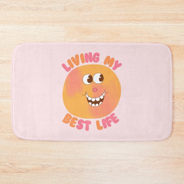 Item preview, Loving My Best Life, Happy Face designed and sold by yellowflowerhut.