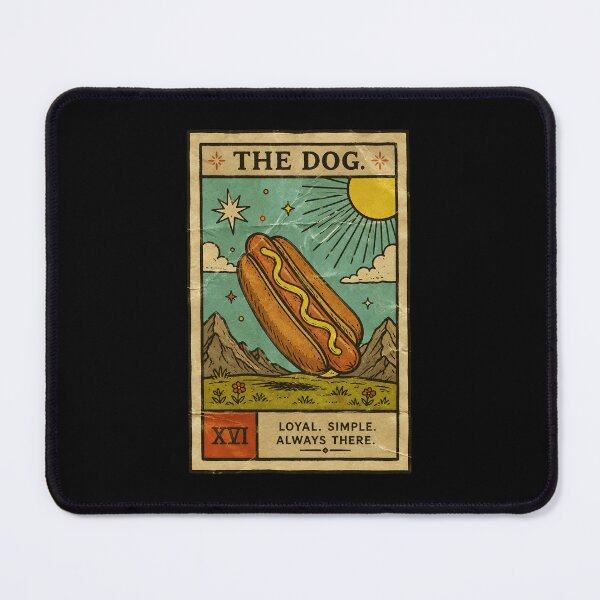 Item preview, The Dog Funny Vintage Tarot Style Hot Dog designed and sold by ferminhays.