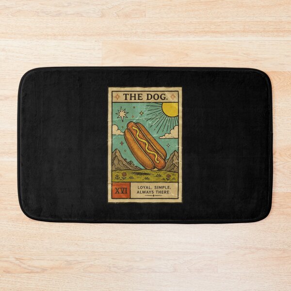 Item preview, The Dog Funny Vintage Tarot Style Hot Dog designed and sold by ferminhays.