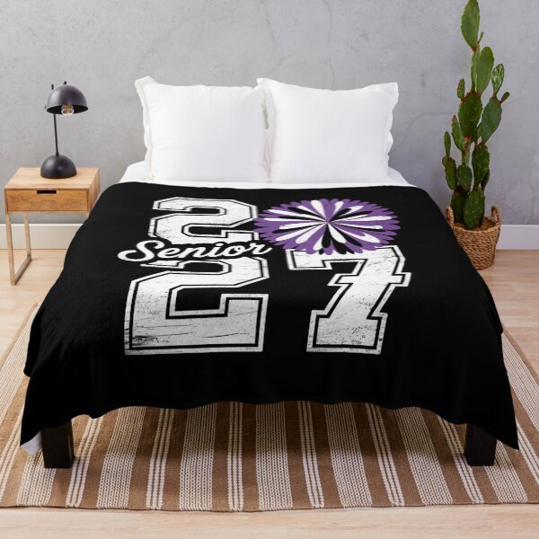 Item preview, Class of 2027 Cheer Purple Senior 2027 Back to School designed and sold by sailorjessiArt.
