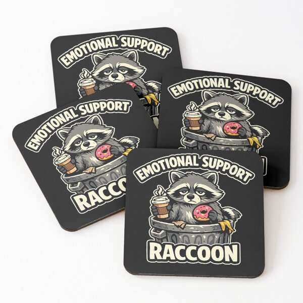 Item preview, Funny Emotional Support Raccoon designed and sold by Kicor.