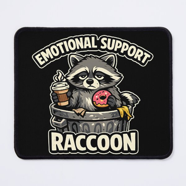 Item preview, Funny Emotional Support Raccoon designed and sold by Kicor.