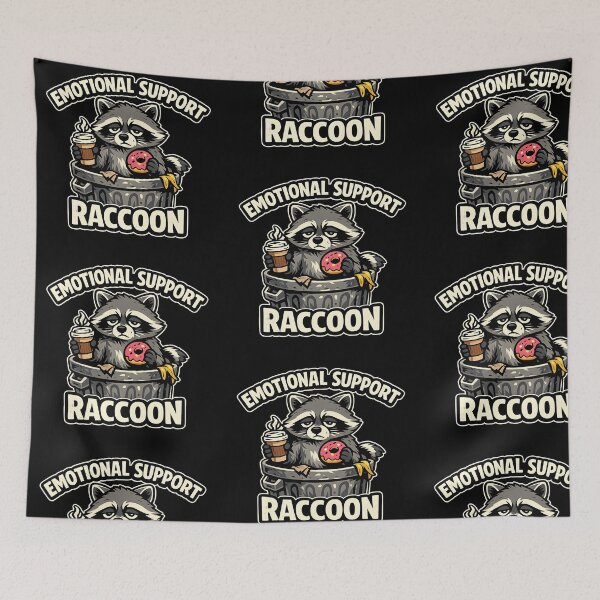 Item preview, Funny Emotional Support Raccoon designed and sold by KICOR.